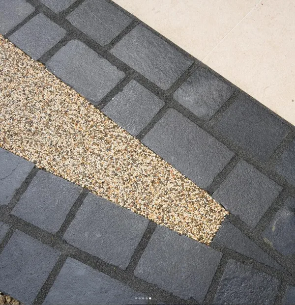 Combined with pavement